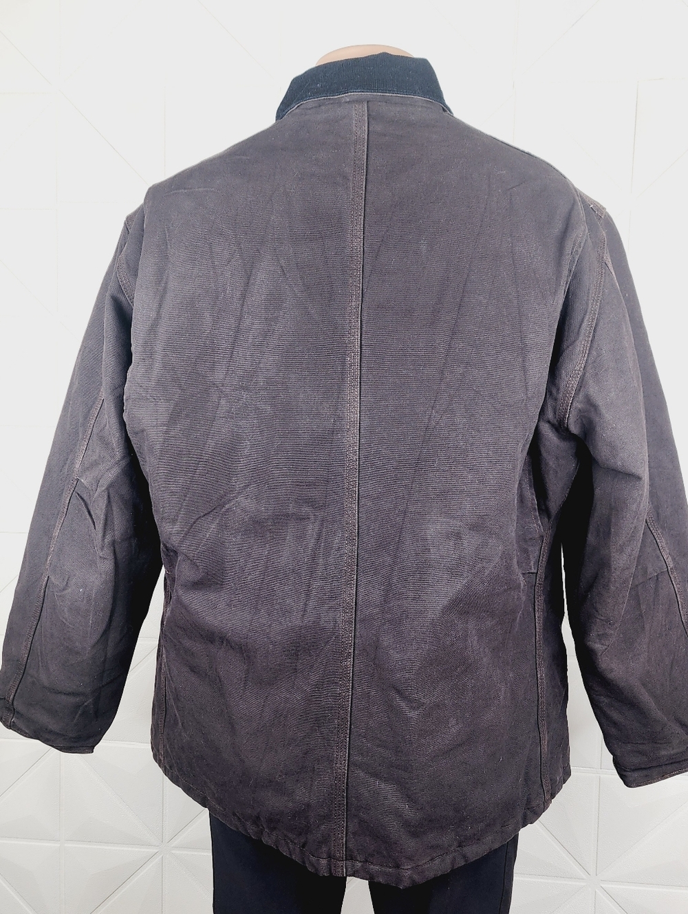 Carhartt Men's C26 DKB Dark Brown Arctic Sandstone Quilt Lined Coat - Picture 4 of 8